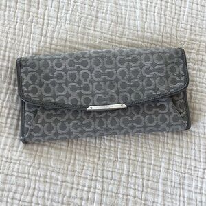 Grey coach wallet